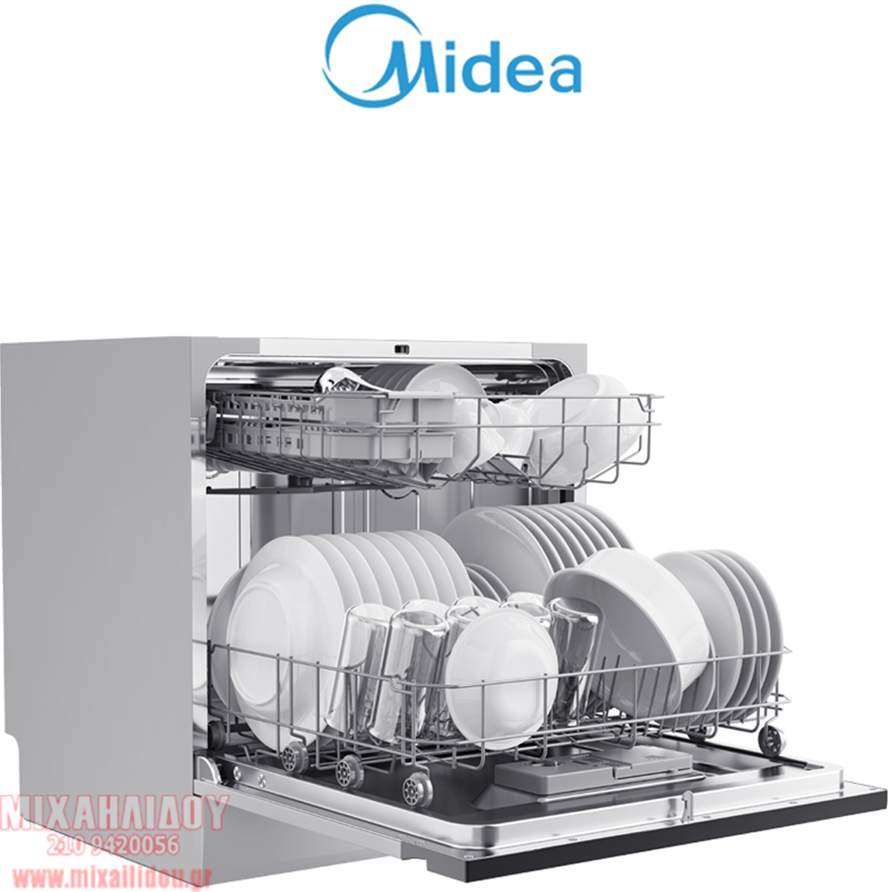 ΠΛΥΝΤΗΡΙΟ ΠΙΑΤΩΝ ΑΝΩ ΠΑΓΚΟΥ MIDEA MDWTT0802MS-WF ΙΝΟΧ